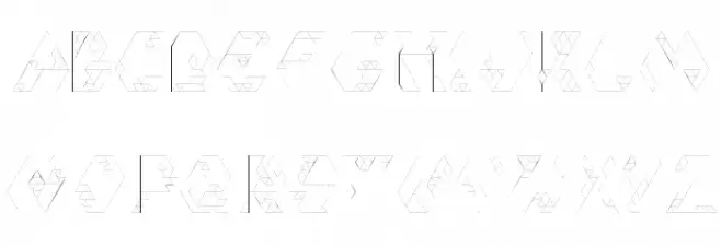 Iso 2.0 Font Litere mari