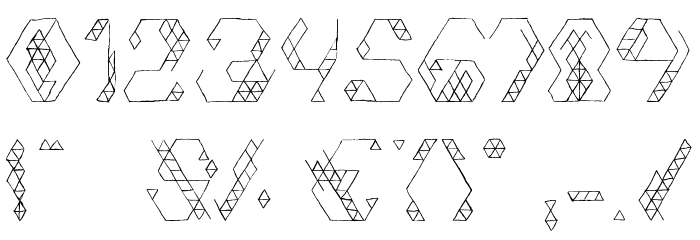Iso Font OTHER CHARS