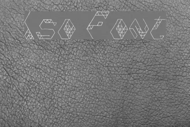 Iso Font examples