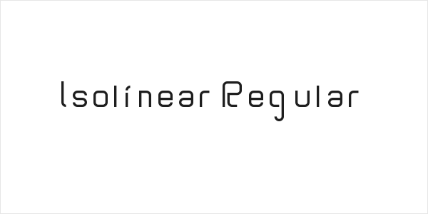 Isolinear Regular Logo