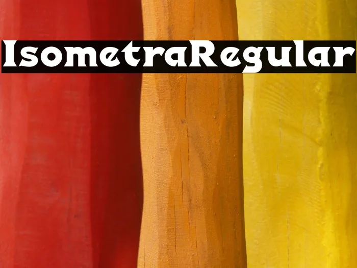 Isometra Regular Example 3