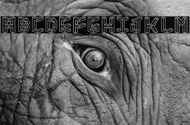 Isometria Club Font examples