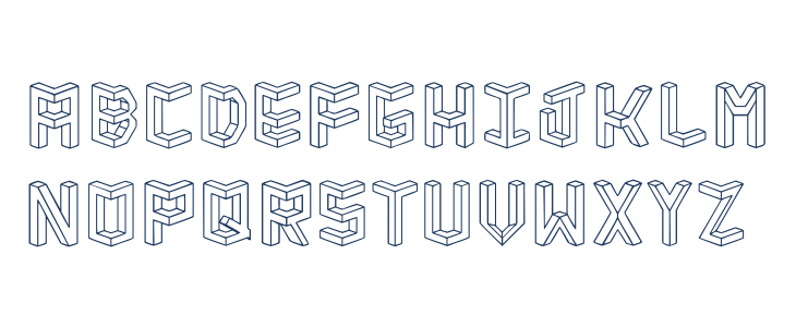 Isometria Club Lowercase