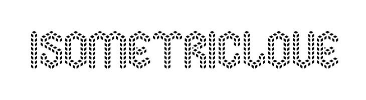 Isometric Love  フリーフォントのダウンロード
