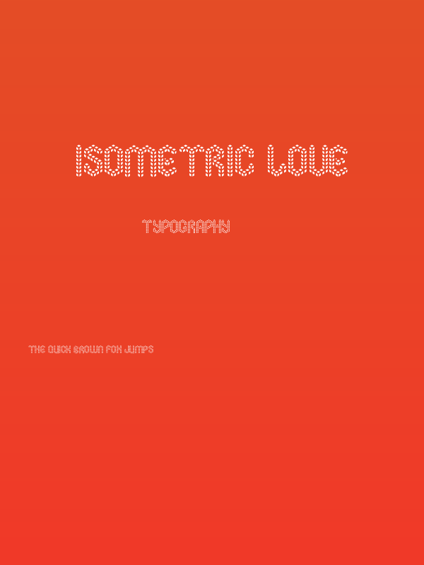 Isometric Love Poster