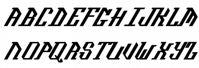 Isometype Font Litere mari
