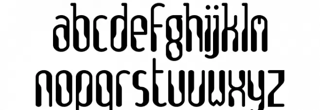 Isotopic Normal Font LOWERCASE