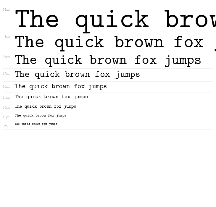 Isotype Regular Waterfall