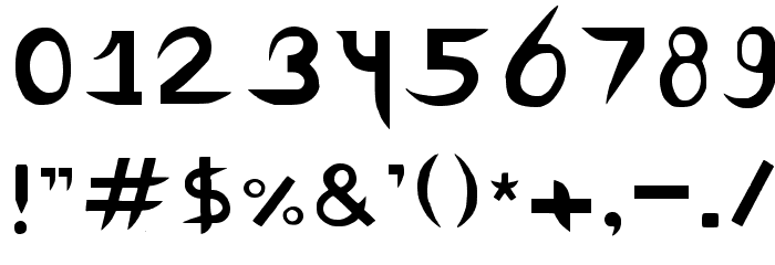 Israletter Final Regular Font OTHER CHARS