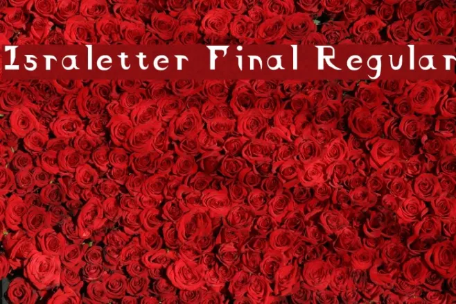 Israletter Final Regular Example 3