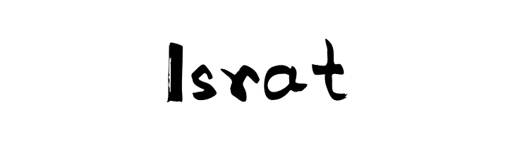 Israt  Скачать бесплатные шрифты