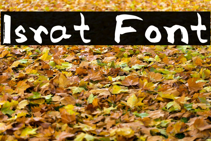 Israt Font examples