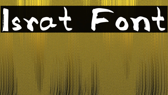 Israt Font examples