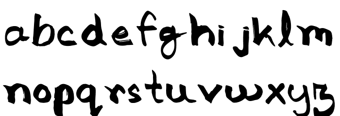 Israt Font LOWERCASE