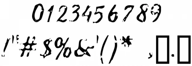 Issac Font OTHER CHARS