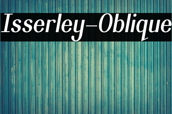 Isserley-Oblique Example 1