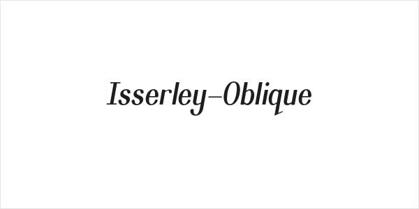 Isserley-Oblique Logo