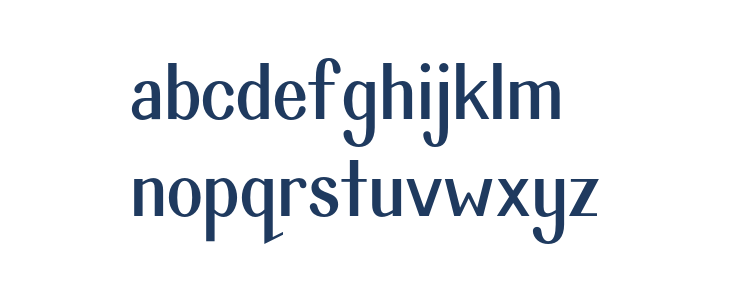 Isserley-Regular Lowercase