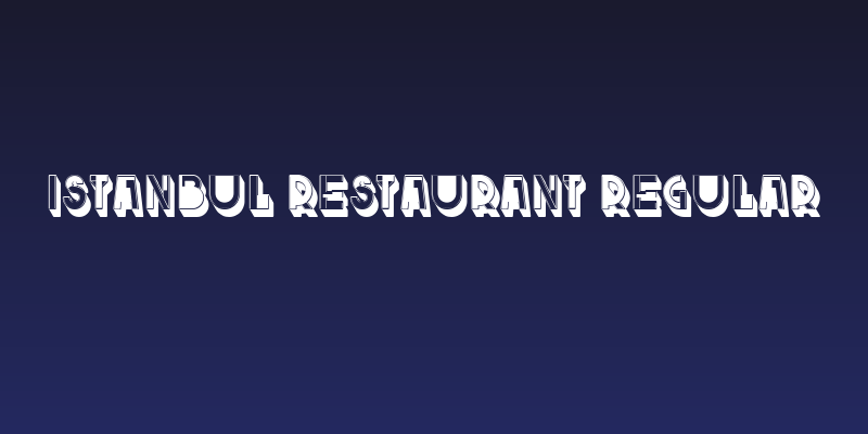 Istanbul Restaurant Regular Social Header
