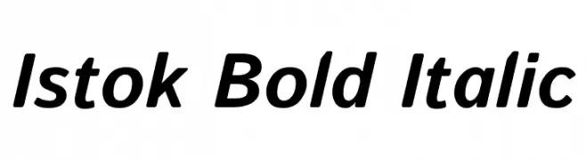 Istok Bold Italic  font caratteri gratis