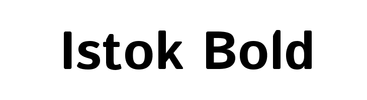 Istok Bold Font