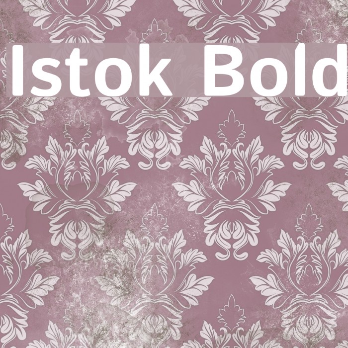 Istok Bold Font examples