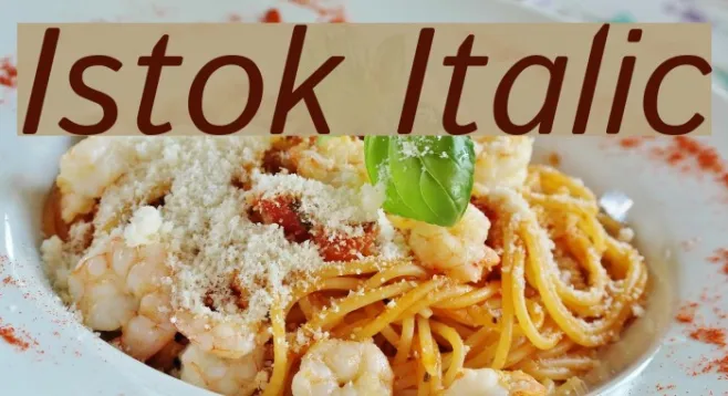 Istok Italic Example 2