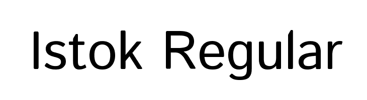 Istok Regular Font
