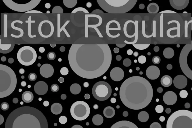 Istok Regular Font examples