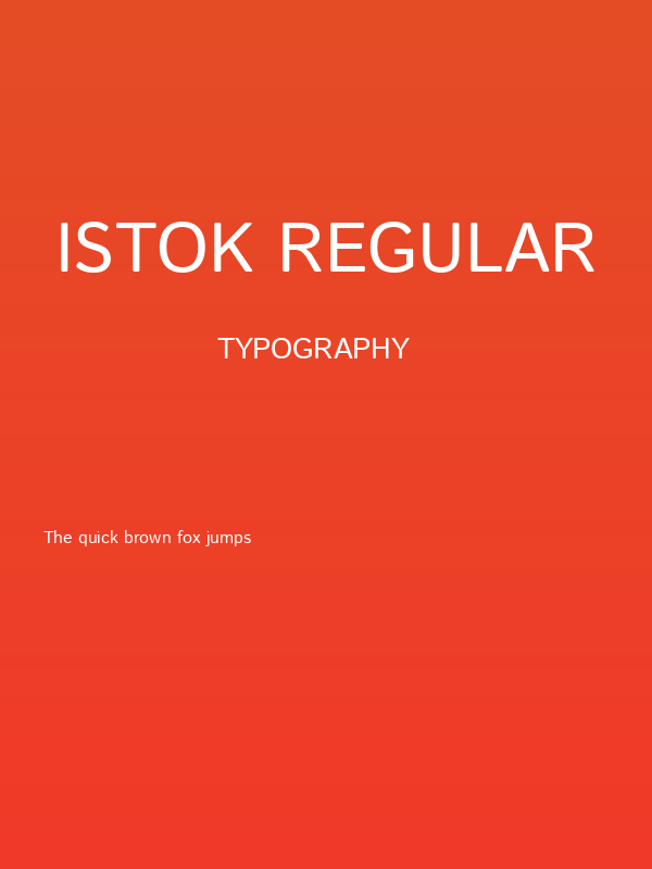 Istok Regular Poster