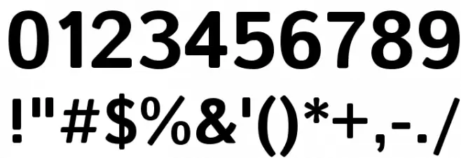 Istok Web Bold Font OTHER CHARS