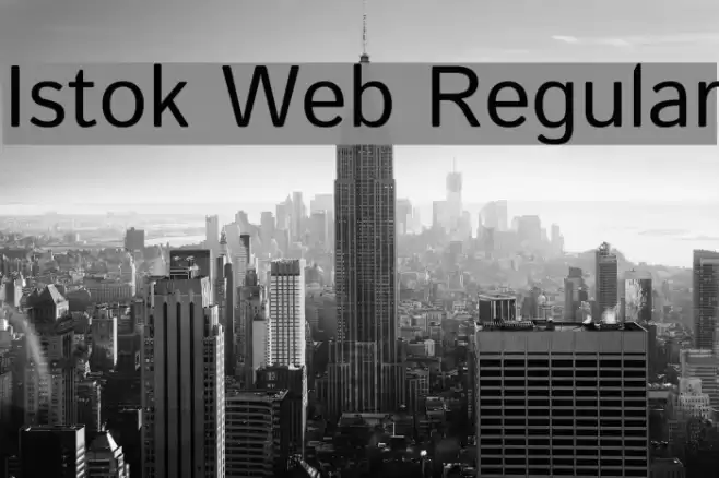 Istok Web Regular  examples