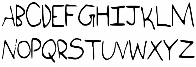 IsukaLetters Font Litere mari