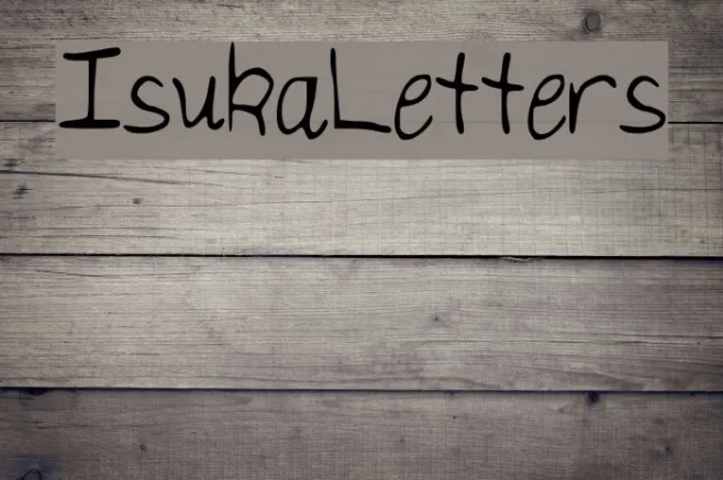 IsukaLetters Example 1