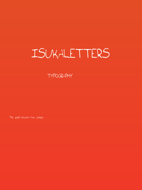 IsukaLetters Poster
