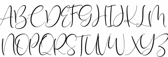 Isyana Script Fonte MAIÚSCULAS