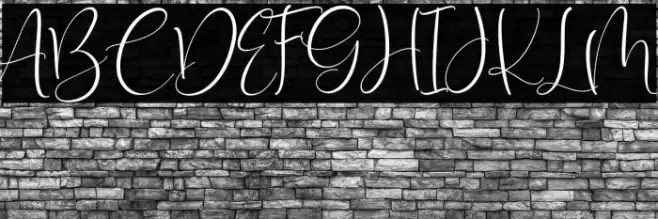 Isyana Script Font examples