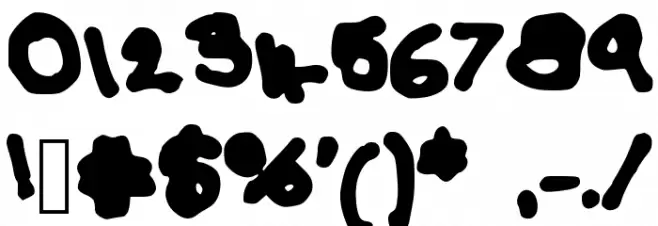 isabellabold Font OTHER CHARS