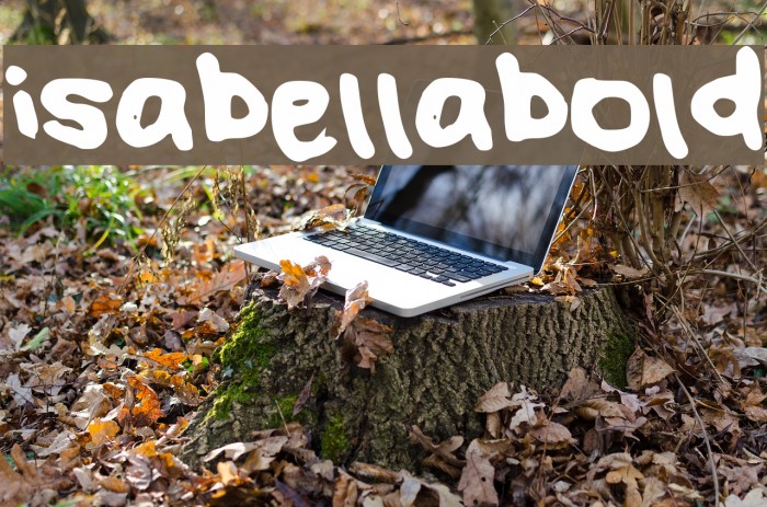 isabellabold Font examples
