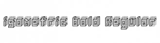 isometric bold Regular  नि: शुल्क फ़ॉन्ट्स डाउनलोड