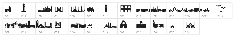 istanbul Regular Character Map