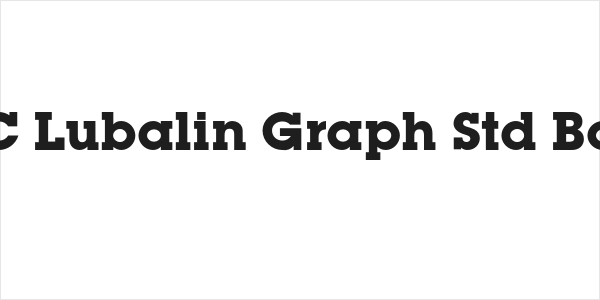 ITC Lubalin Graph Std Bold Logo