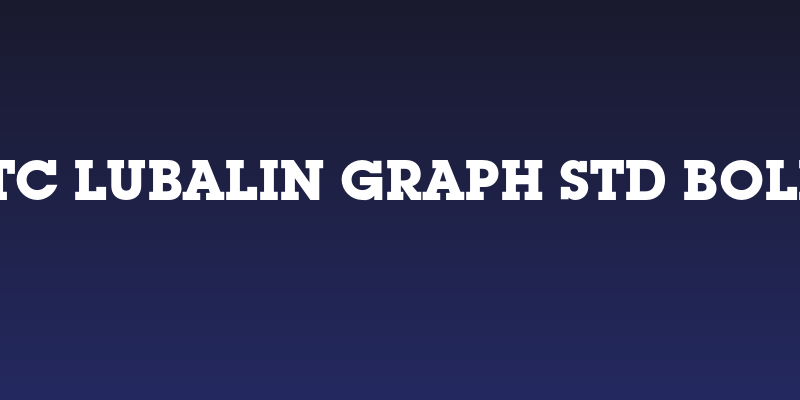 ITC Lubalin Graph Std Bold Social Header