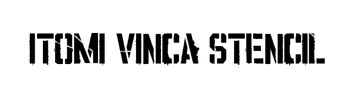 ITOMI VINCA STENCIL  لخطوط تنزيل