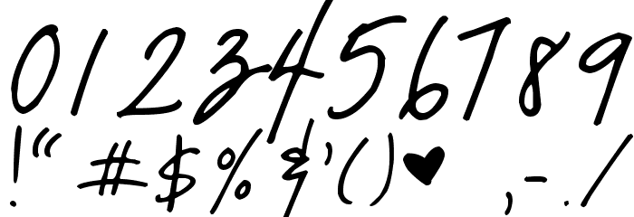 It Ain't Rocket Science Font OTHER CHARS