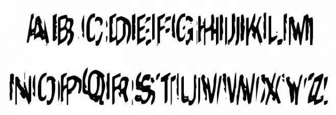 It Lives Again フォント 大文字
