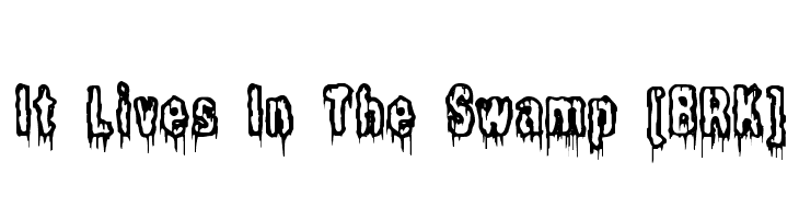 It Lives In The Swamp [BRK]  les polices de caractères gratuit tlcharger