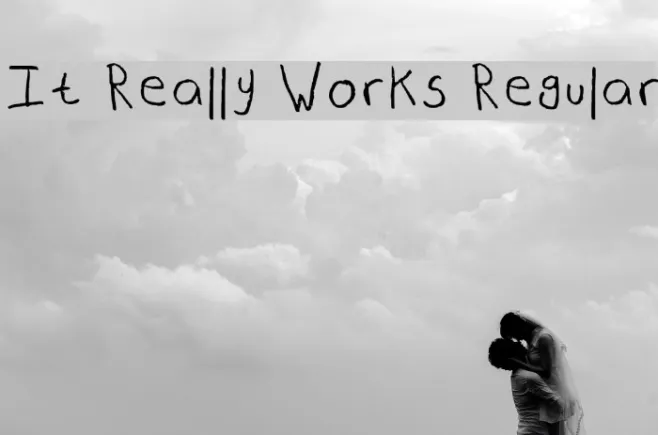 It Really Works Regular Example 1