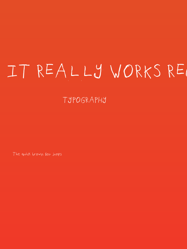 It Really Works Regular Poster