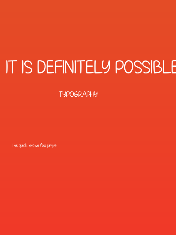 It is Definitely Possible Poster